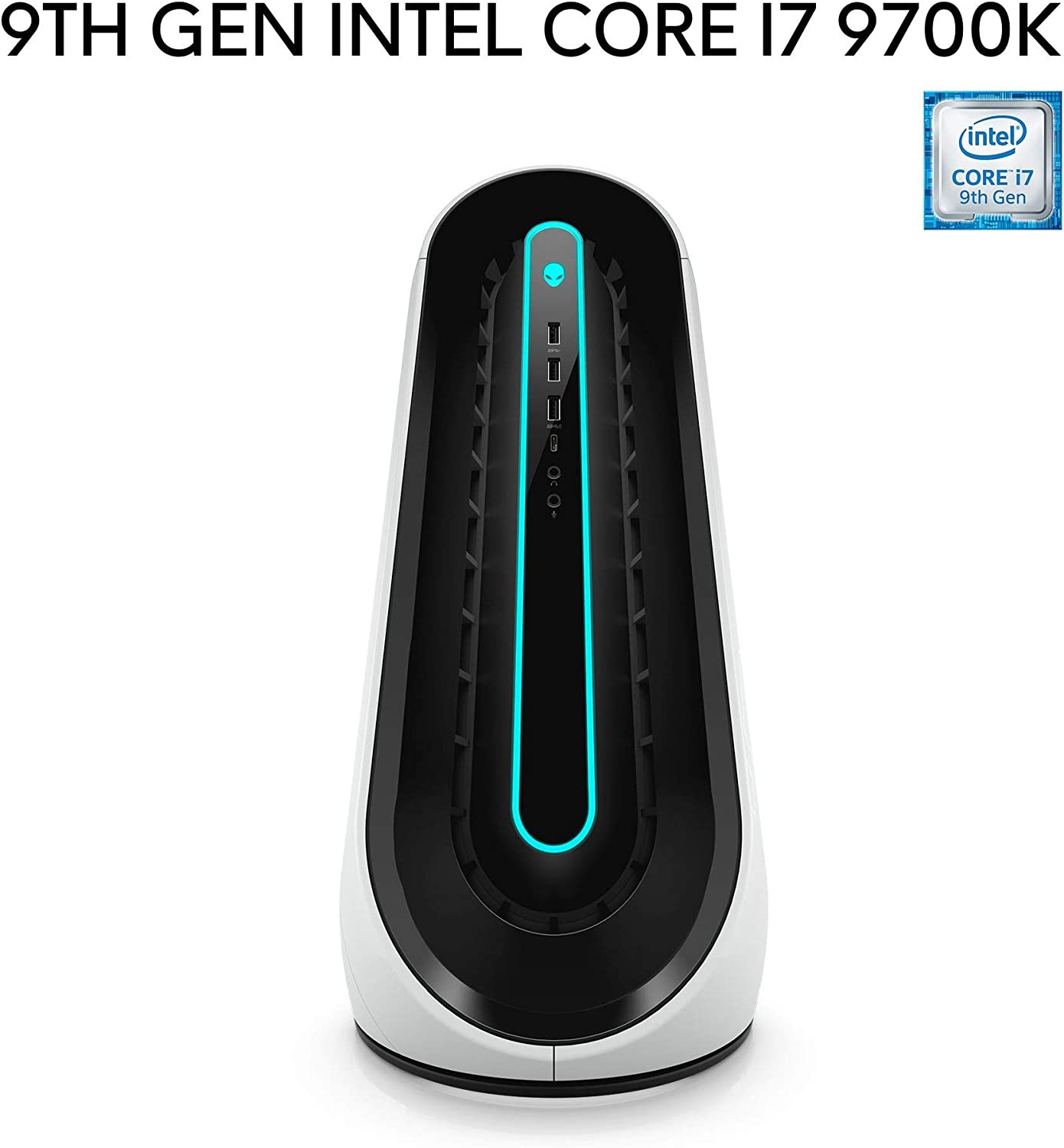 Alienware Aurora R9 Gaming Desktop, 9th Gen Intel Core i7 9700K, NVIDIA GeForce RTX 2080 SUPER 8GB DDR6, 256GB SSD + 2TB Storage, 16GB RAM, AWAUR9-7674WHT-PUS
