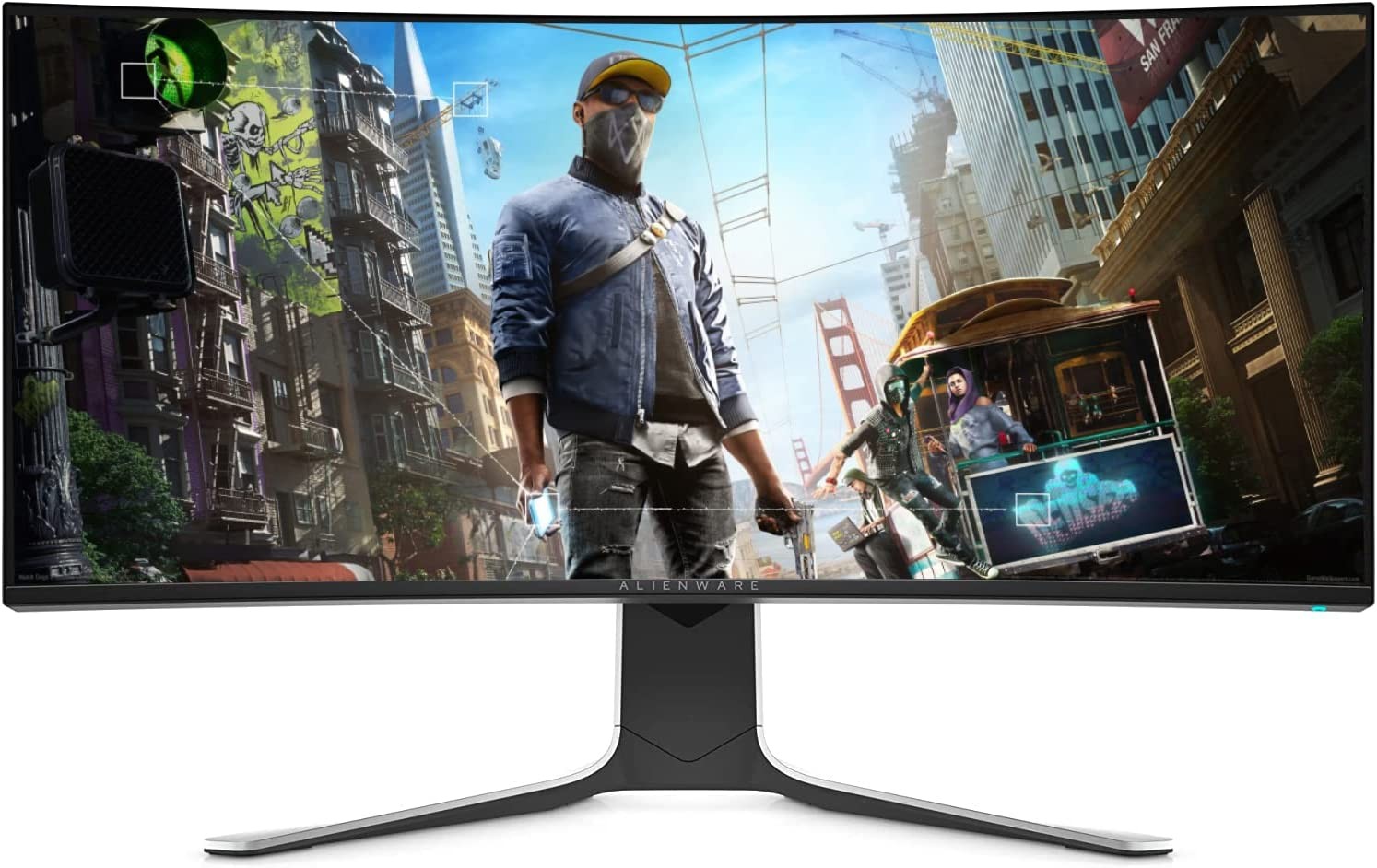 ALIENWARE 34 Flagship Gaming Curved Monitor 34.1” UWQHD (3440 x 1440) Nano IPS Panel 120Hz Refresh Rate Display 2ms Response 21:9 178° Viewing Angle Nvidia G-SYNC DisplayPort + HDMI Cable