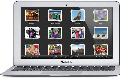 Apple MacBook Air 11.6-Inch HD+ MD711LL/B Laptop (1.4GHz Intel Core i5 Dual-Core up to 2.7GHz, 4GB RAM, 128GB SSD, HD Camera, 802.11ac WiFi, Bluetooth, USB 3.0, Mac OS X) (Renewed)