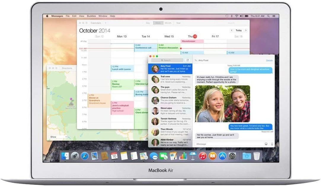 Apple MacBook Air MD711LL/B 11.6in Widescreen LED Backlit HD Laptop, Intel Dual-Core i5 up to 2.7GHz, 4GB RAM, 128GB SSD, HD Camera, USB 3.0, 802.11ac, Bluetooth, Mac OS X (Renewed)