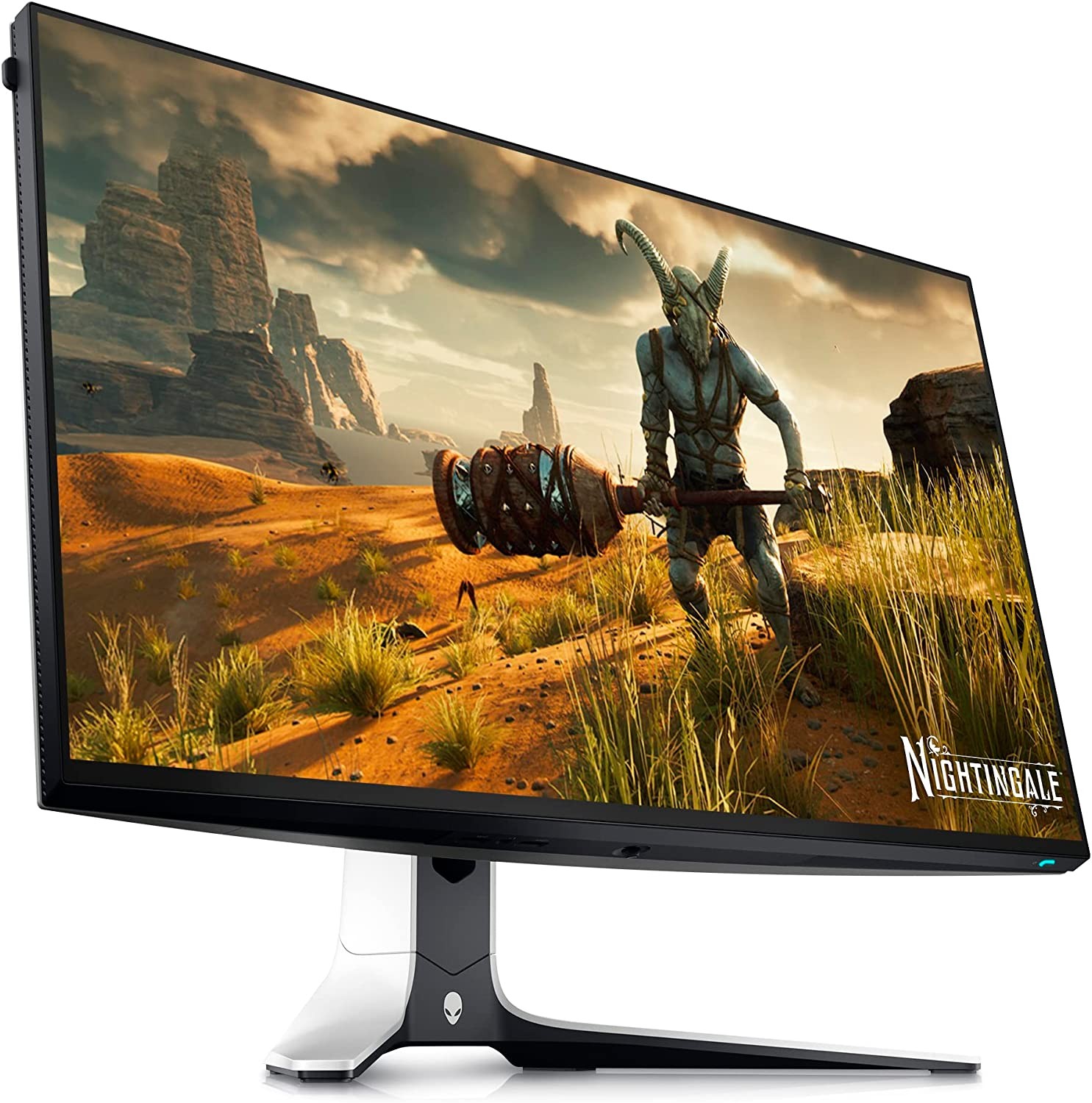 Alienware AW2723DF Gaming Monitor - 27-inch (2560 x 1440) 240Hz Display (DP 1.4), 1ms Response Time, NVIDIA G-Sync, Preset OSD Modes, Height/Tilt/Swivel/Pivot Adjustability - Lunar Light