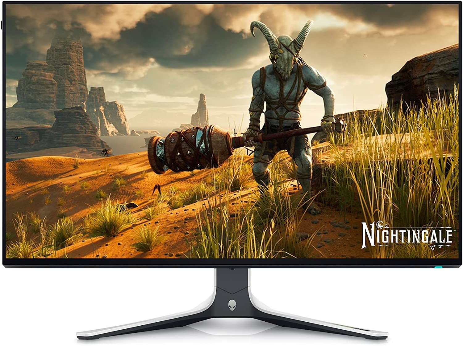 Alienware AW2723DF Gaming Monitor - 27-inch (2560 x 1440) 240Hz Display (DP 1.4), 1ms Response Time, NVIDIA G-Sync, Preset OSD Modes, Height/Tilt/Swivel/Pivot Adjustability - Lunar Light