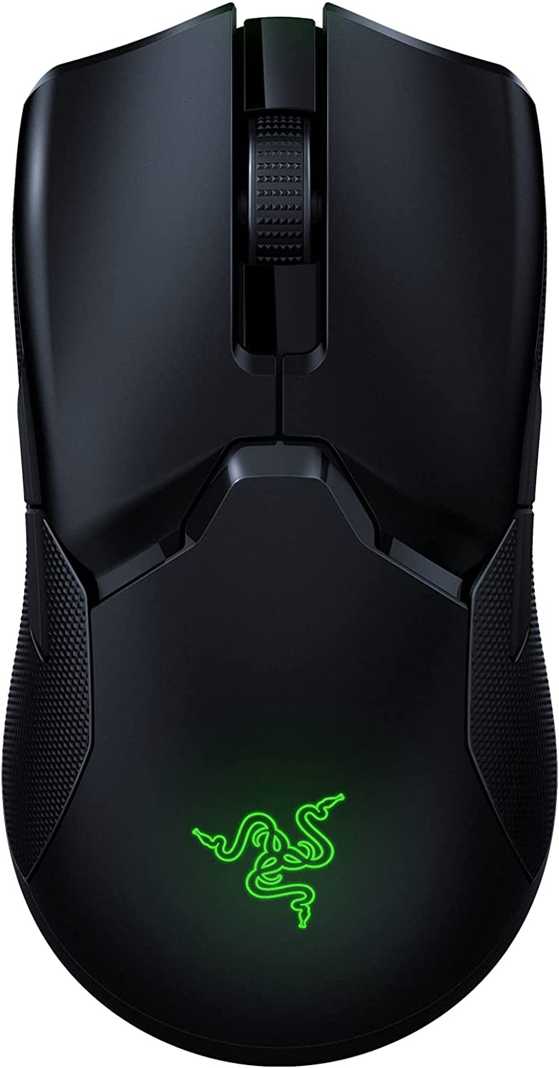 Razer Viper Ultimate Lightweight Wireless Gaming Mouse: Fastest Gaming Switches - 20K DPI Optical Sensor - Chroma Lighting - 8 Programmable Buttons - 70 Hr Battery - Classic Black