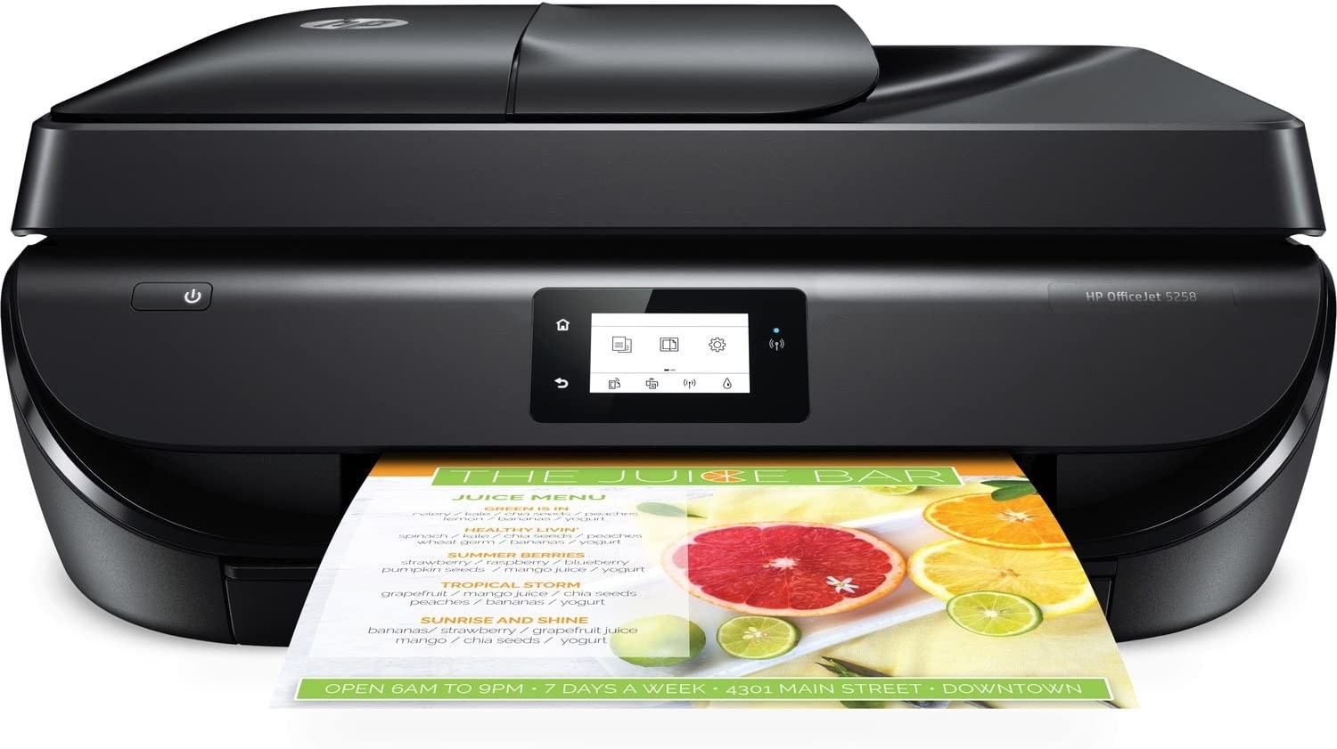 HP OfficeJet 5258 All-in-One Printer with Mobile Printing, Instant Ink Ready (Renewed)