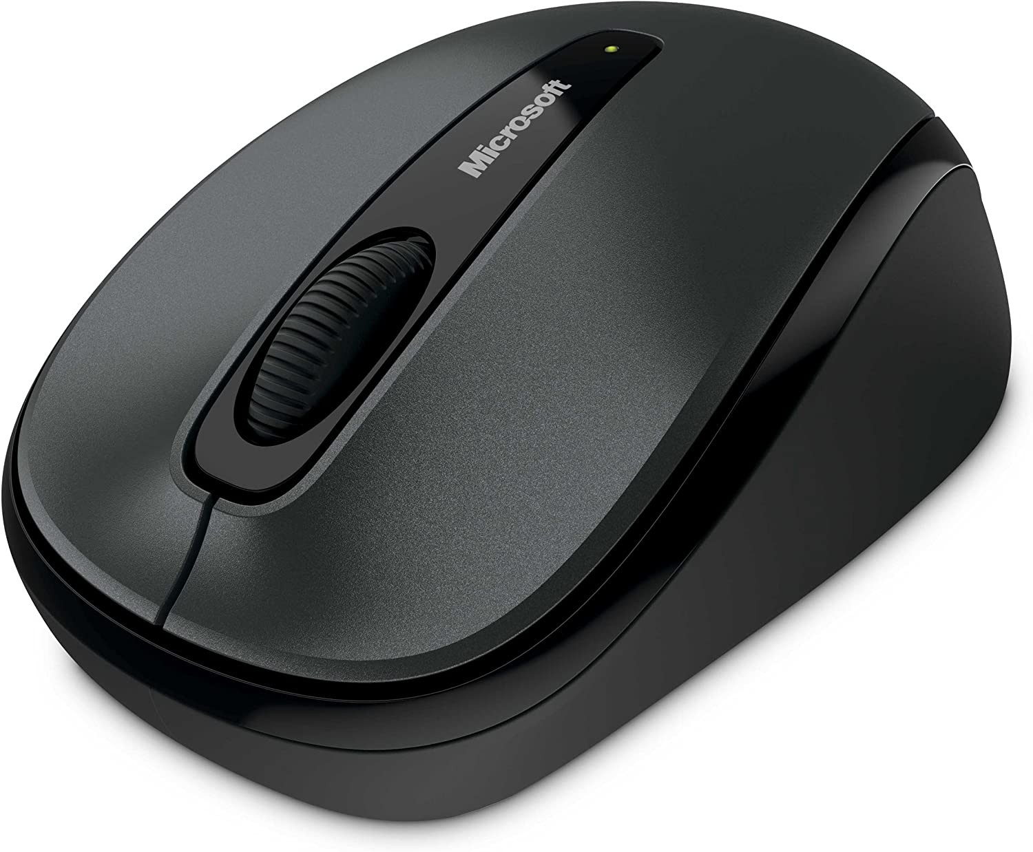 Microsoft Wireless Mobile Mouse 3500 - Loch Ness Gray. Comfortable design, Right/Left Hand Use, Wireless, USB 2.0 with Nano transceiver for PC/Laptop/Desktop, works with for Mac/Windows Computers
