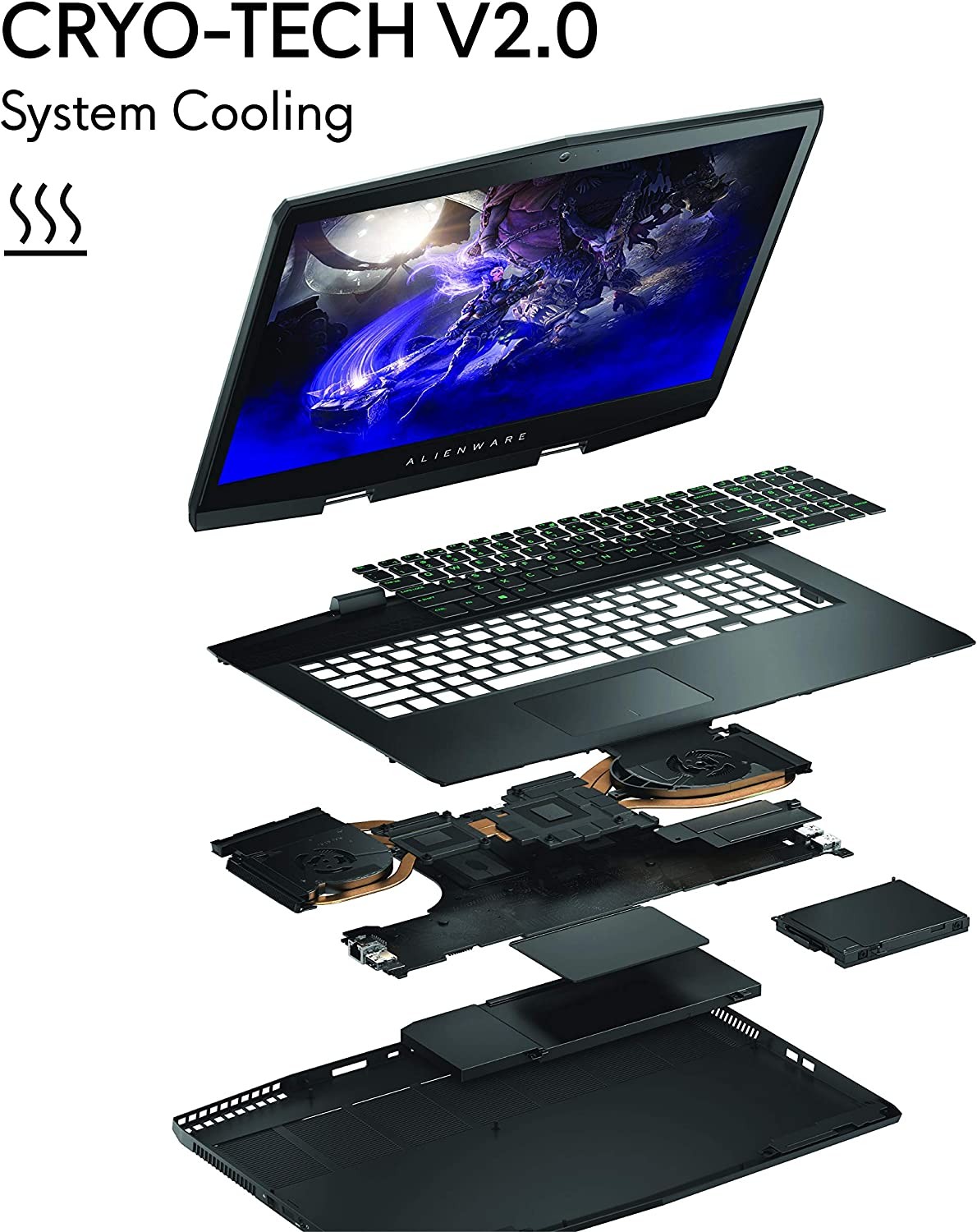 Alienware M17 Gaming Notebook | 8th Gen Intel Core i7-8750H 6-Core | 17.3 Inch FHD 1920x1080 60Hz IPS | 16GB 2666MHz DDR4 RAM | 512GB SSD| NVIDIA GeForce RTX 2070 Max Q