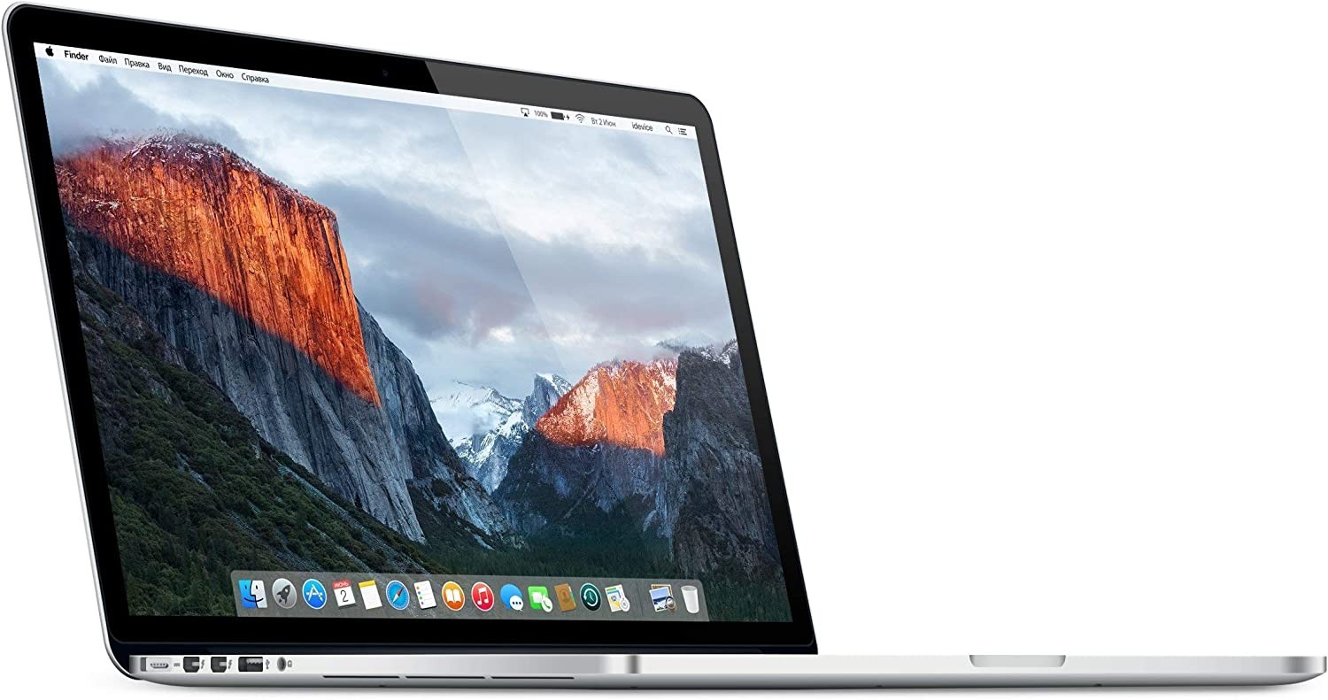 Mid 2015 Apple MacBook Pro with 2.5GHz Intel Core i7 (15.4 inch Retina Display, 4GB RAM, 500GB HDD) Silver (Renewed)