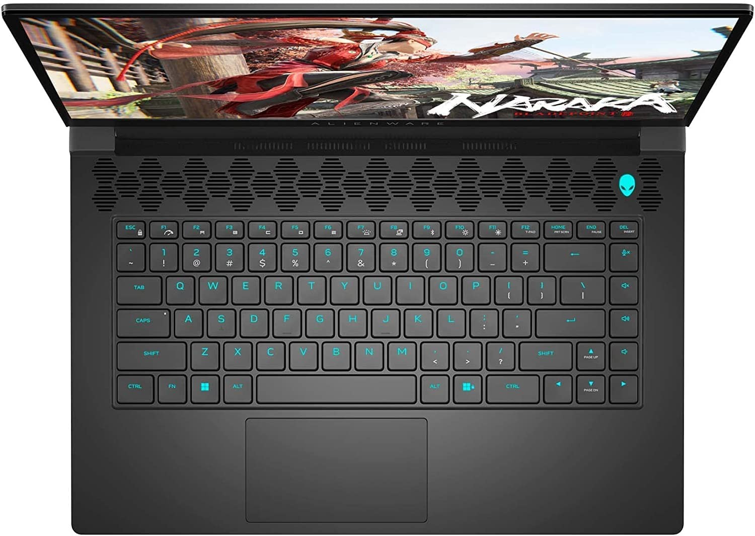 Alienware m15 R7 Gaming Laptop - 15.6-inch QHD (2560 x 1440) 240Hz, Core i7-12700H, 16GB RAM, 1TB SSD, NVIDIA GeForce RTX 3070 Ti 8GB GDDR6, Bluetooth, HDMI, USB-C, Wi-Fi 6, Windows 11 Home – Black