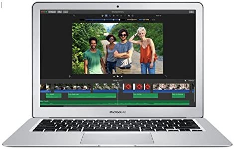 Mid 2017 Apple MacBook Air with 1.8GHz Intel Core i5 (13-inch, 8GB RAM, 256GB SSD) Silver (Renewed)