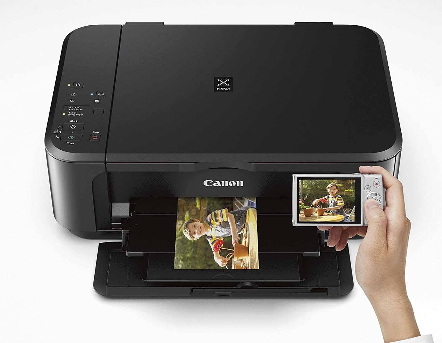 Canon PIXMA MG3620 Wireless All-In-One Color Inkjet Printer with Mobile and Tablet Printing, Black