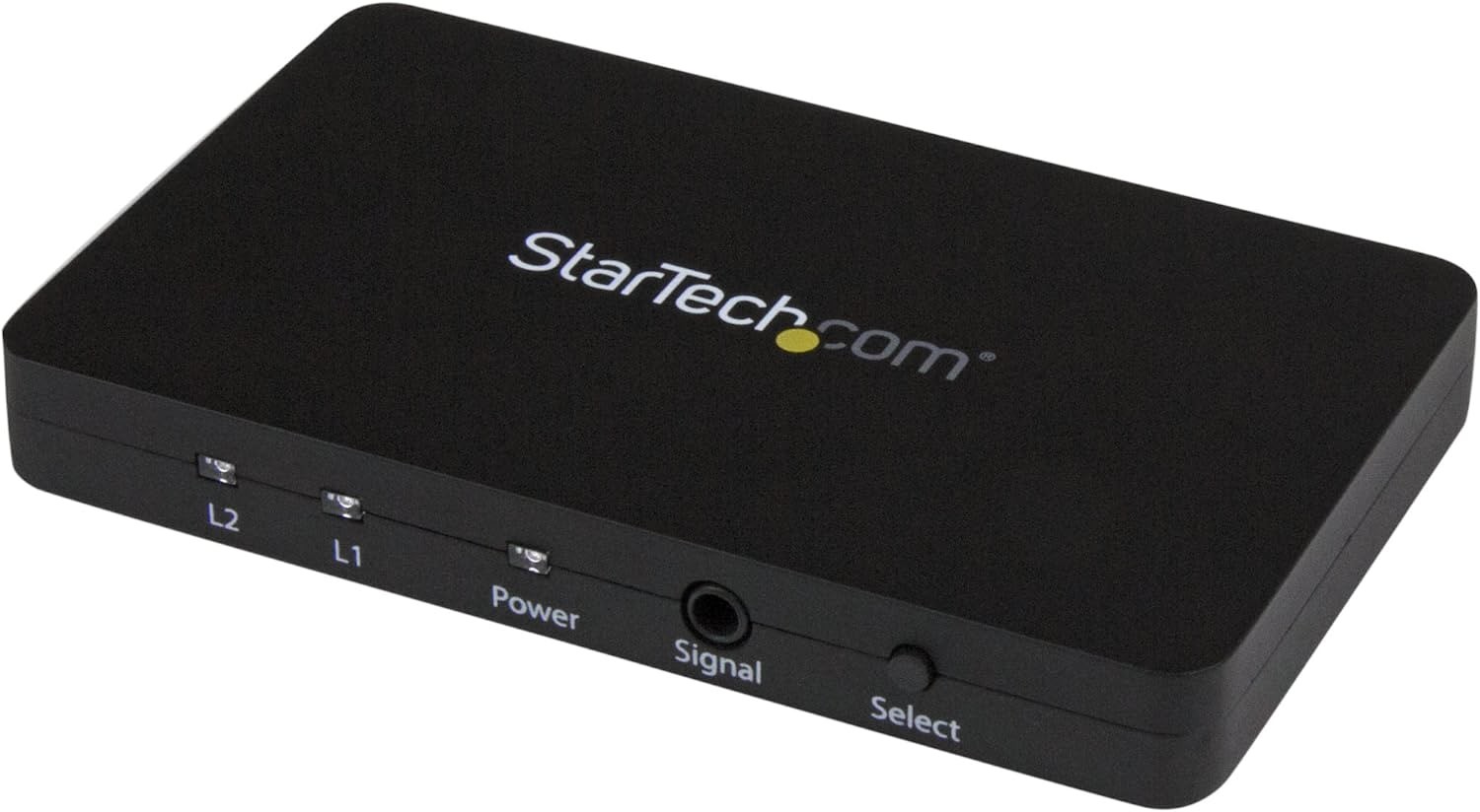 StarTech.com 2 Port HDMI Switch - Aluminum Housing and MHL Support - 2x1 HDMI Switcher Box with Support for 4K at 30Hz – HDMI Selector Switch (VS221HD4K)