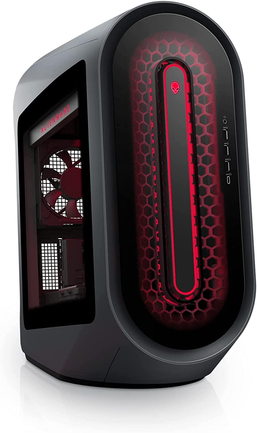 Alienware Aurora R14 VR Ready Gaming PC - AMD Ryzen 7 5800, NVIDIA GeForce RTX 3070 8GB GDDR6, 16GB 3466MHz RAM, 512GB SSD + 1TB HDD, Air Cooled, Wi-Fi 6, Bluetooth, USB-C, Windows 11 Home - Black