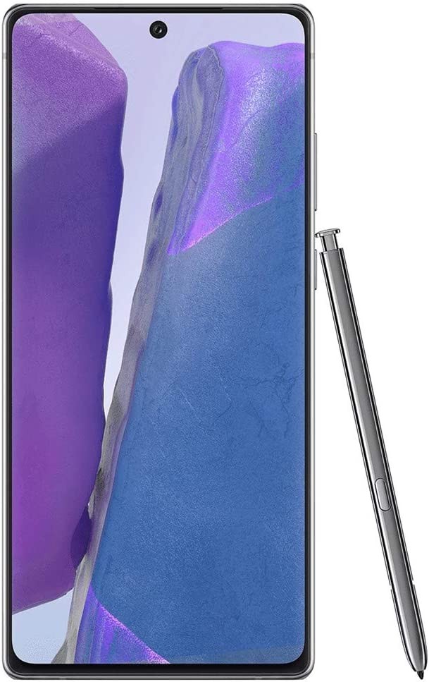 Samsung Electronics Galaxy Note 20 5G Unlocked Android Cell Phone | US Version | 128GB of Storage | Mobile Gaming Smartphone | Long-Lasting Battery | Mystic Gray (Renewed)