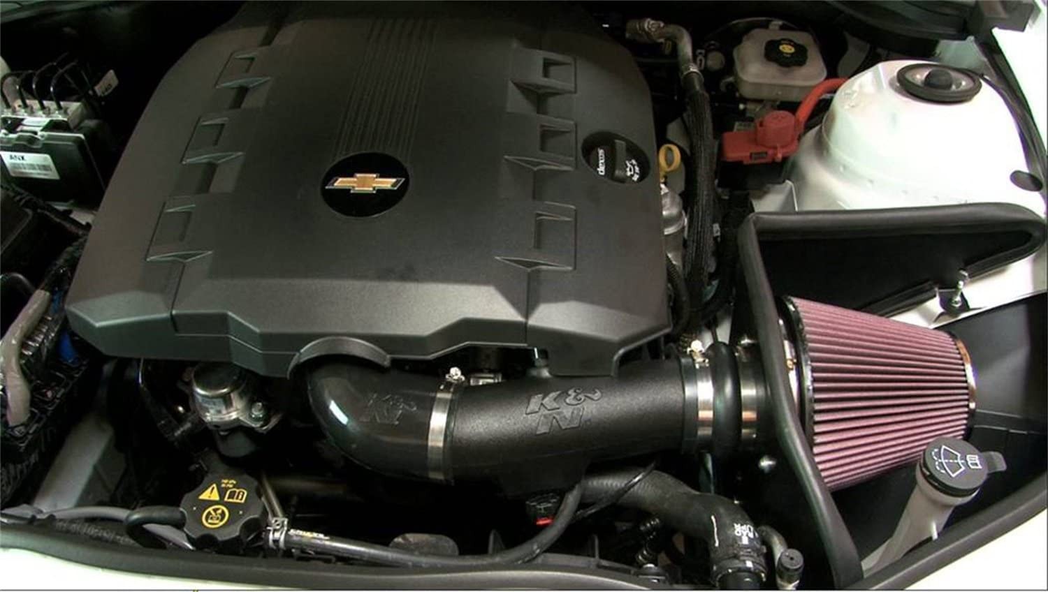 K&N Cold Air Intake Kit: Improves Acceleration and Engine Growth, Guaranteed Increases Horsepower to 11HP: Compatible with 3.6L, V6, 2011-2015 Chevrolet Camaro, 63-3078