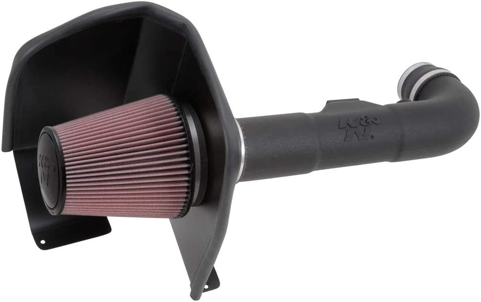 K&N Cold Air Intake Kit: Improves Acceleration and Traction, Guaranteed Increases Horsepower to 11HP: Compatible with 6.2L, V8, 2014-2020 Chevrolet/GM/Cadillac (Silverado, Suburban, Taho) e, Sierra. )