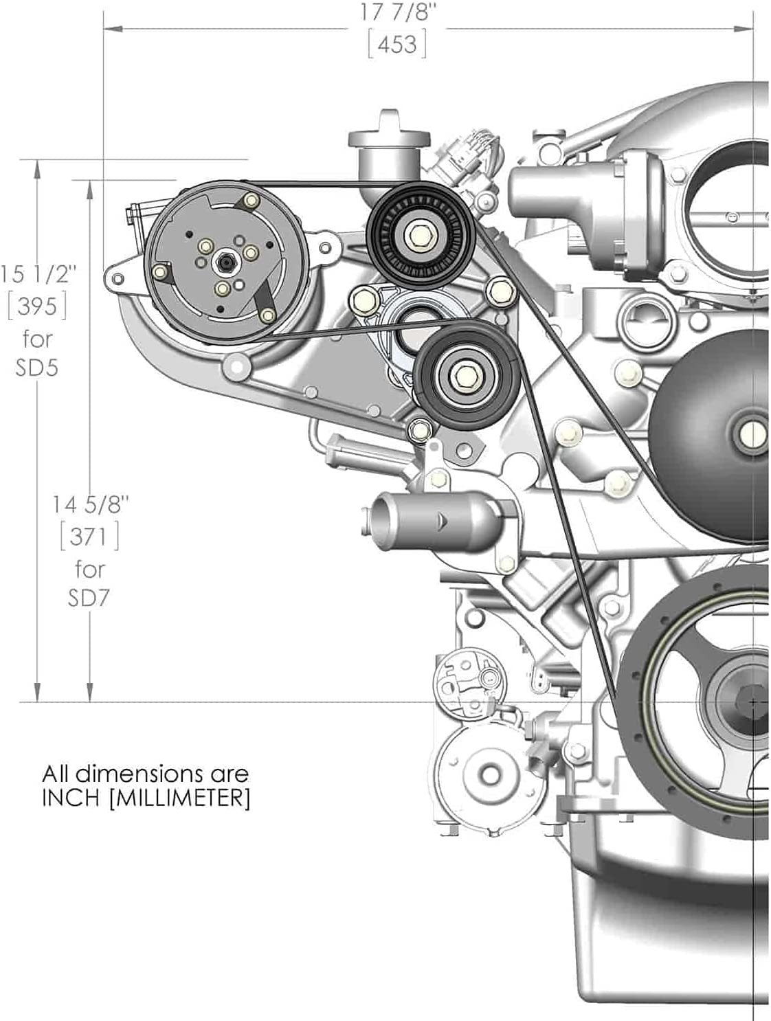 Holley 20-134 LS Accessory Drive Mount Kit
