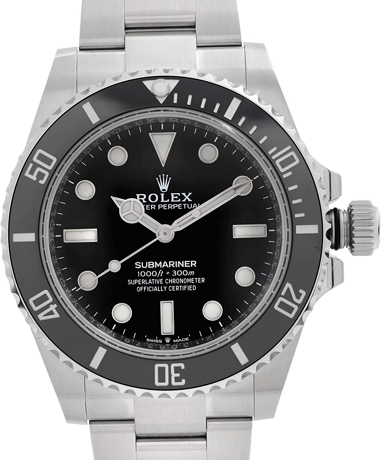 New Listing New DEC 2020 Rolex Submariner 41 No-Date Stainless Black Ceramic 41mm 124060
