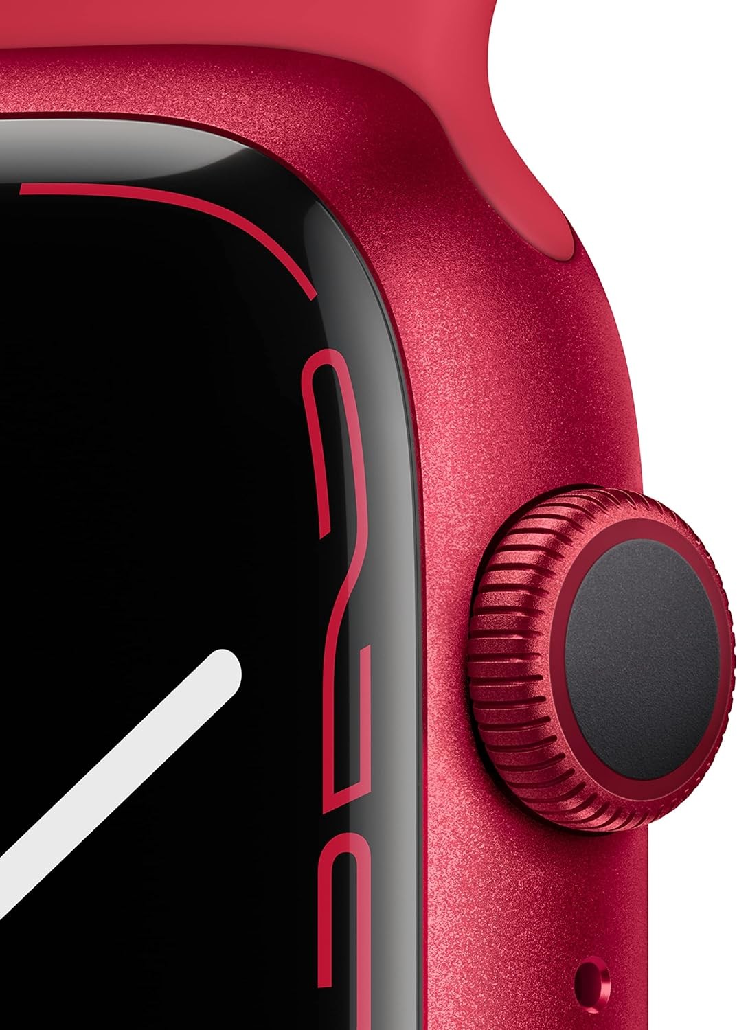 Apple Watch Series 7 [GPS 45mm] Smart Watch w/ (Product) RED Aluminum Case with (Product) RED Sport Band. Fitness Tracker, Blood Oxygen & ECG Apps, Always-On Retina Display, Water Resistant
