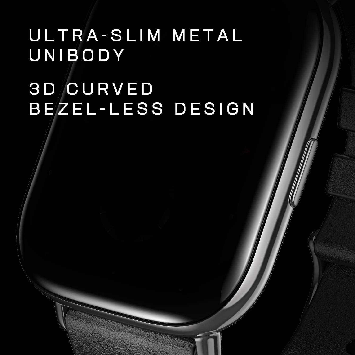Amazfit Zepp E Square Men s Smart Watch for Android Phone iPhone Health Fitness Tracker, 5 ATM Waterproof, Always-On Display, Heart Rate, Blood Oxygen, Sleep, Stress Monitoring, Polar Night Black