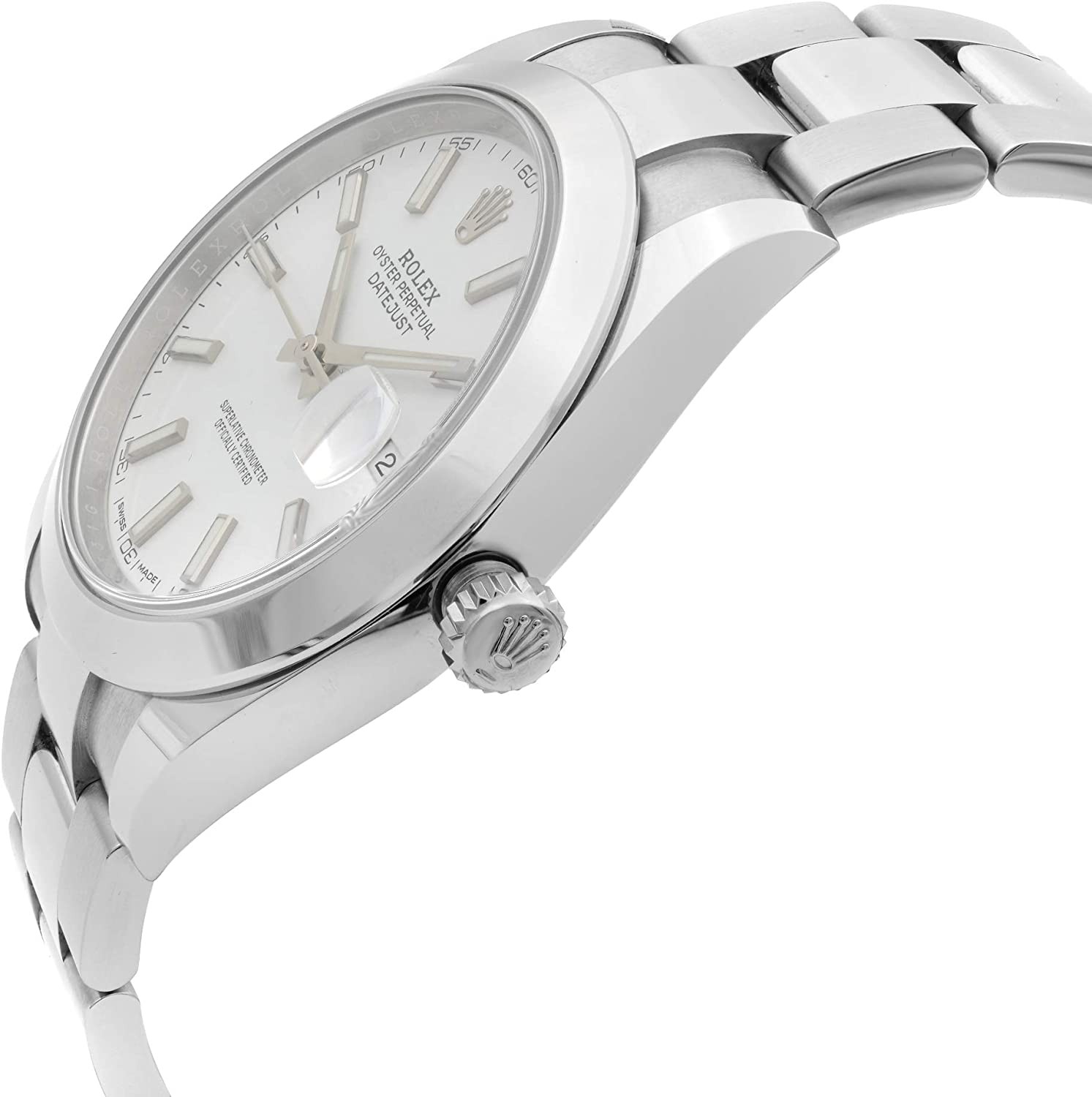 Rolex Oyster Perpetual Datejust White Dial Automatic Men s Watch 126300WSO