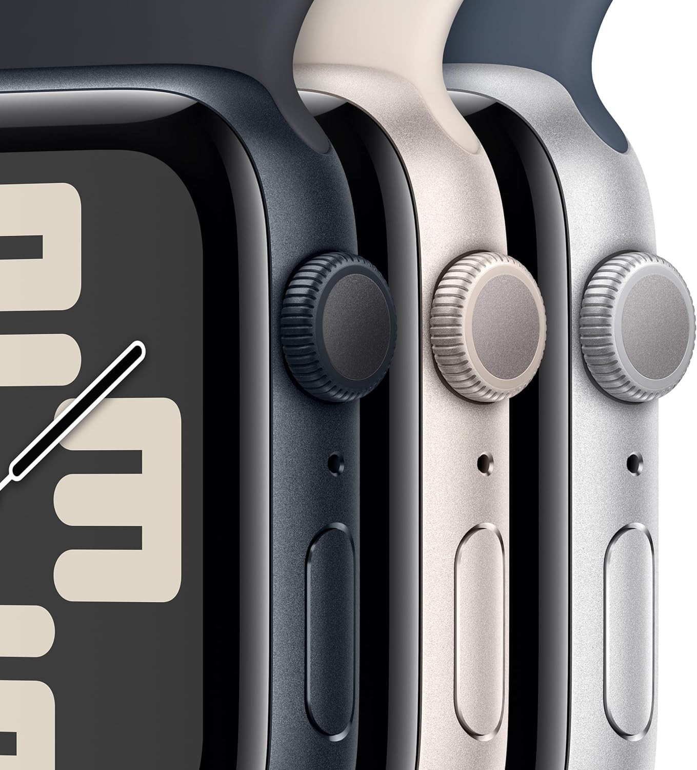 Apple Watch SE (2nd Gen) [GPS 40mm] Smartwatch with Starlight Aluminum Case with Starlight Sport Band M/L. Fitness & Sleep Tracker, Crash Detection, Heart Rate Monitor