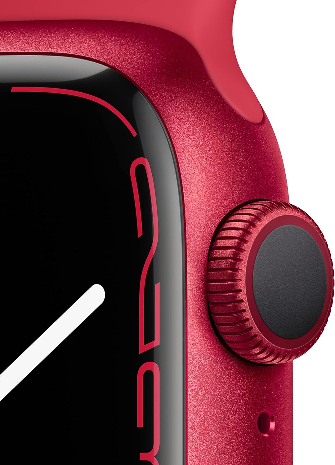 Apple Watch Series 7 [GPS 41mm] Smart Watch w/ (Product) RED Aluminum Case with (Product) RED Sport Band. Fitness Tracker, Blood Oxygen & ECG Apps, Always-On Retina Display, Water Resistant