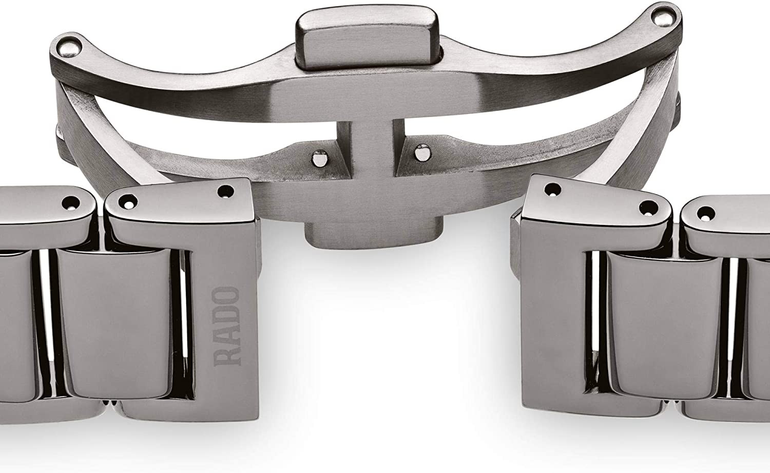 True Square Swiss Automatic Watch with Ceramic Strap, 21 (Model: R27083202), Silver