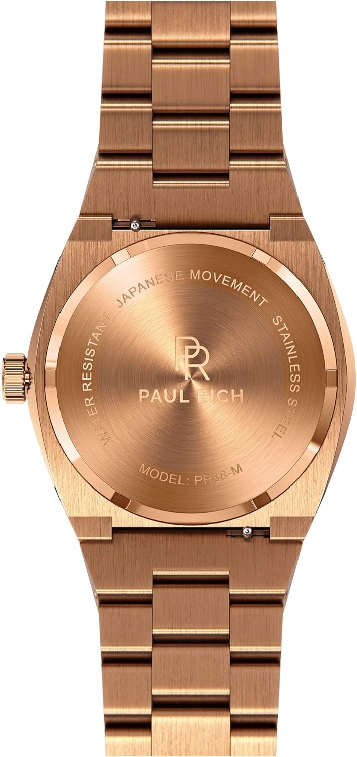 Paul Rich Men s Luxury Watch - Stylish Timepiece for Business, Gift, or Graduation - Water Resistant Wrist Watch for Him