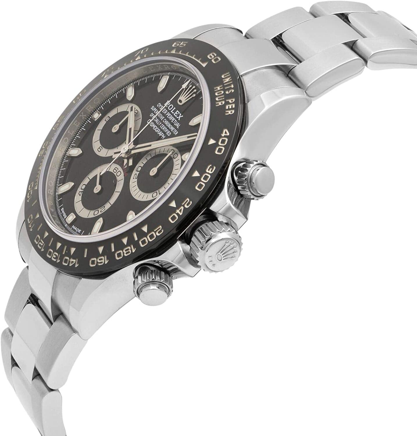 Rolex Cosmograph Daytona Black Dial 40mm Oystersteel Men s Watch 116500LN-0002