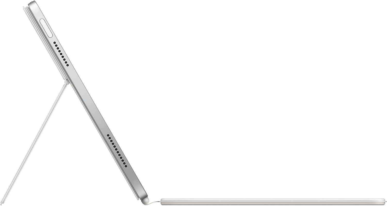 Apple Magic Keyboard Folio: iPad Keyboard and case for iPad (10th Generation), Detachable Two-Piece Design That attaches magnetically, Built-in trackpad, Ukrainian – White