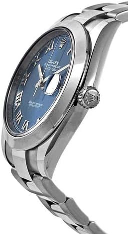 Rolex Datejust 41 Blue Roman Numeral Dial Men s Watch 126300