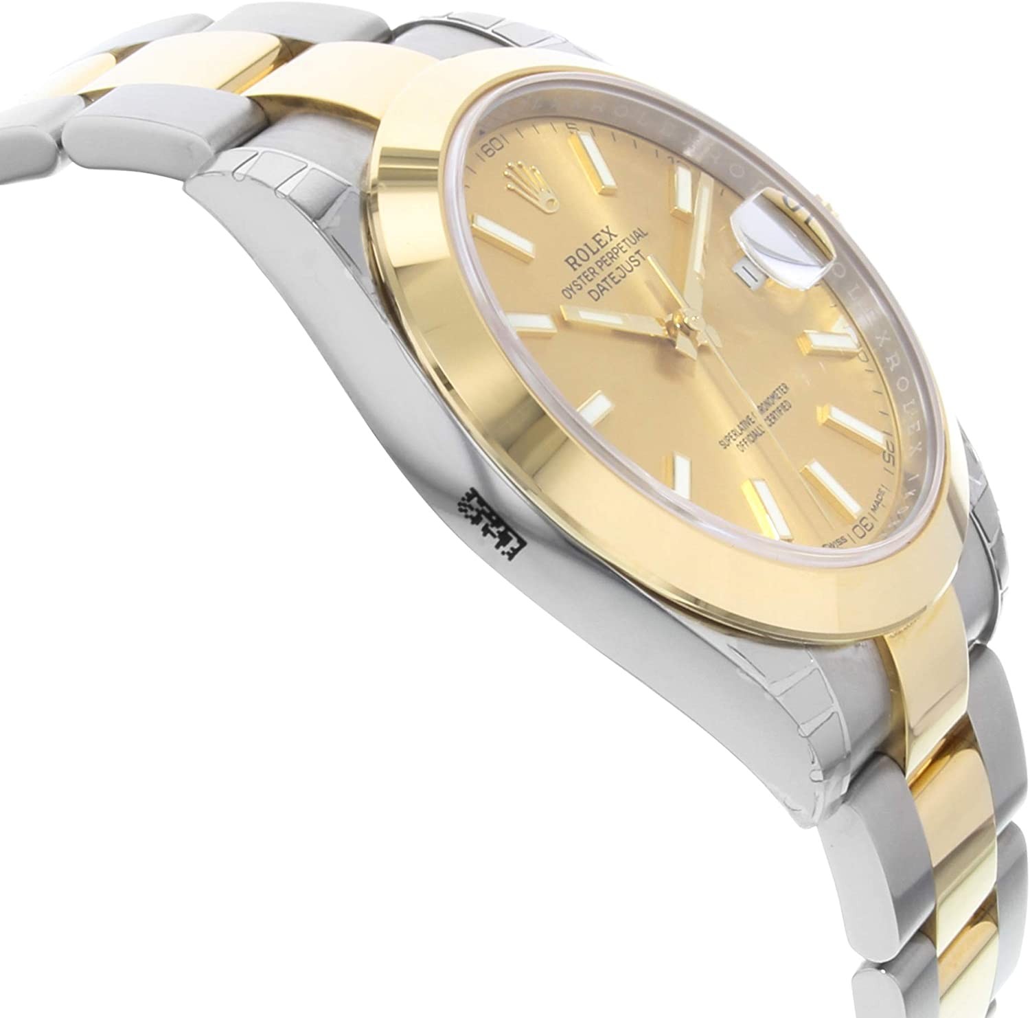 Rolex Datejust 41 Champagne Dial Steel and 18K Yellow Gold Oyster Men s Watch 126303CSO