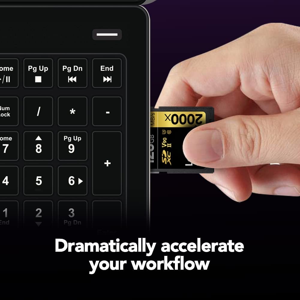 Lexar Professional 2000x 128GB SDXC UHS-II Card, Up To 300MB/s Read, for DSLR, Cinema-Quality Video Cameras (LSD2000128G-BNNNU)
