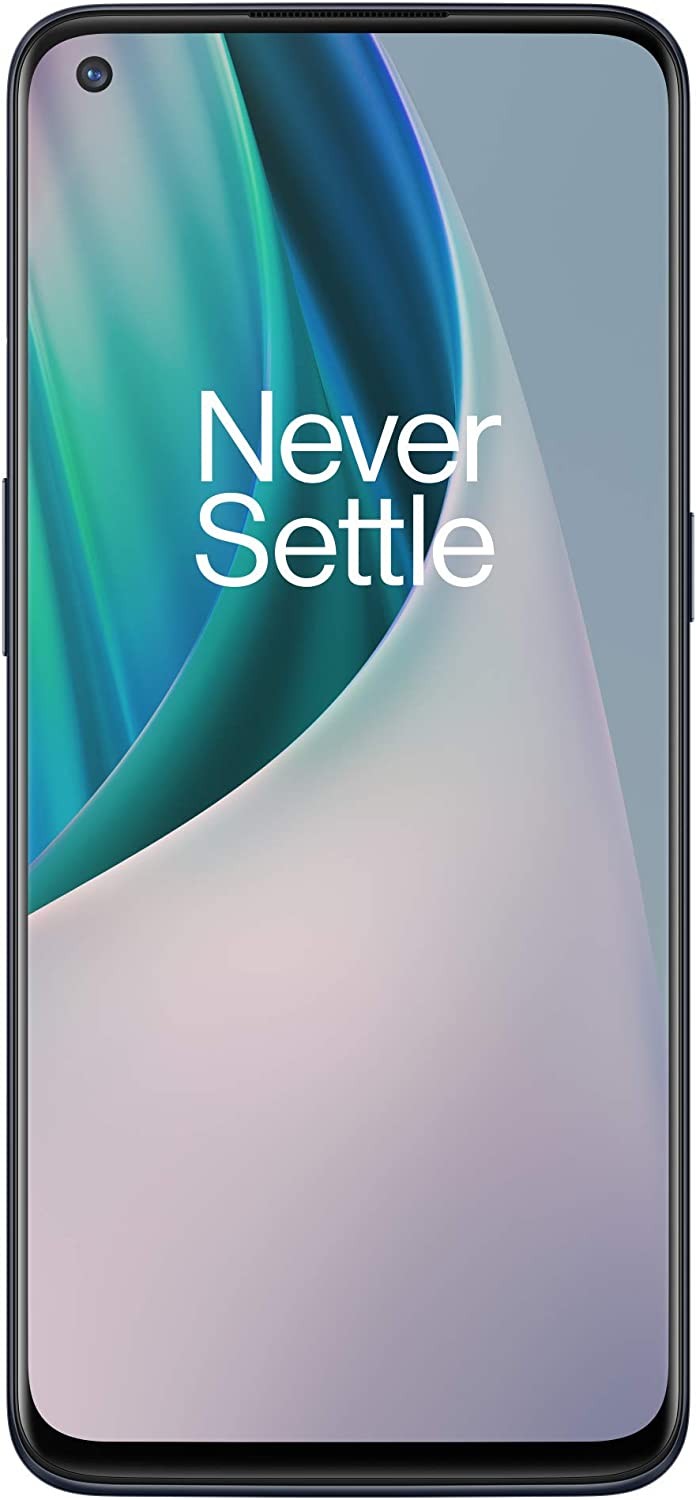 OnePlus Nord N10 5G Unlocked Smartphone, Midnight Ice​, 90Hz Refresh Rate, 6GB RAM + 128GB storage, US Version, Model BE2026