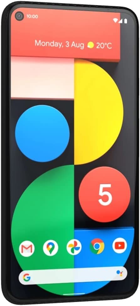 Unlocked Google Pixel 5 128GB Just Black GA01316-US (Renewed)