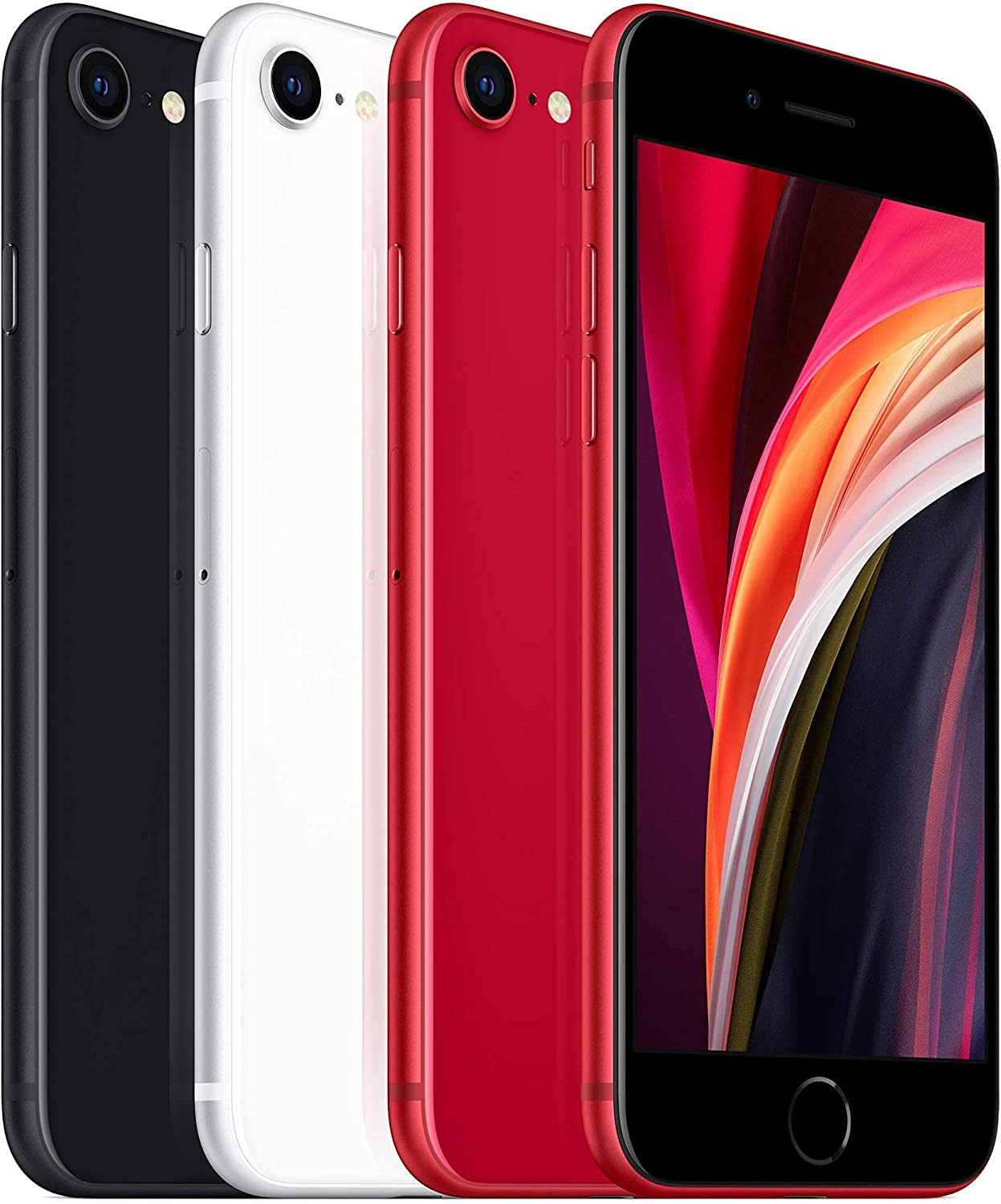 Apple iPhone SE (2nd Generation), US Version, 128GB, Black - Unlocked (Renewed)