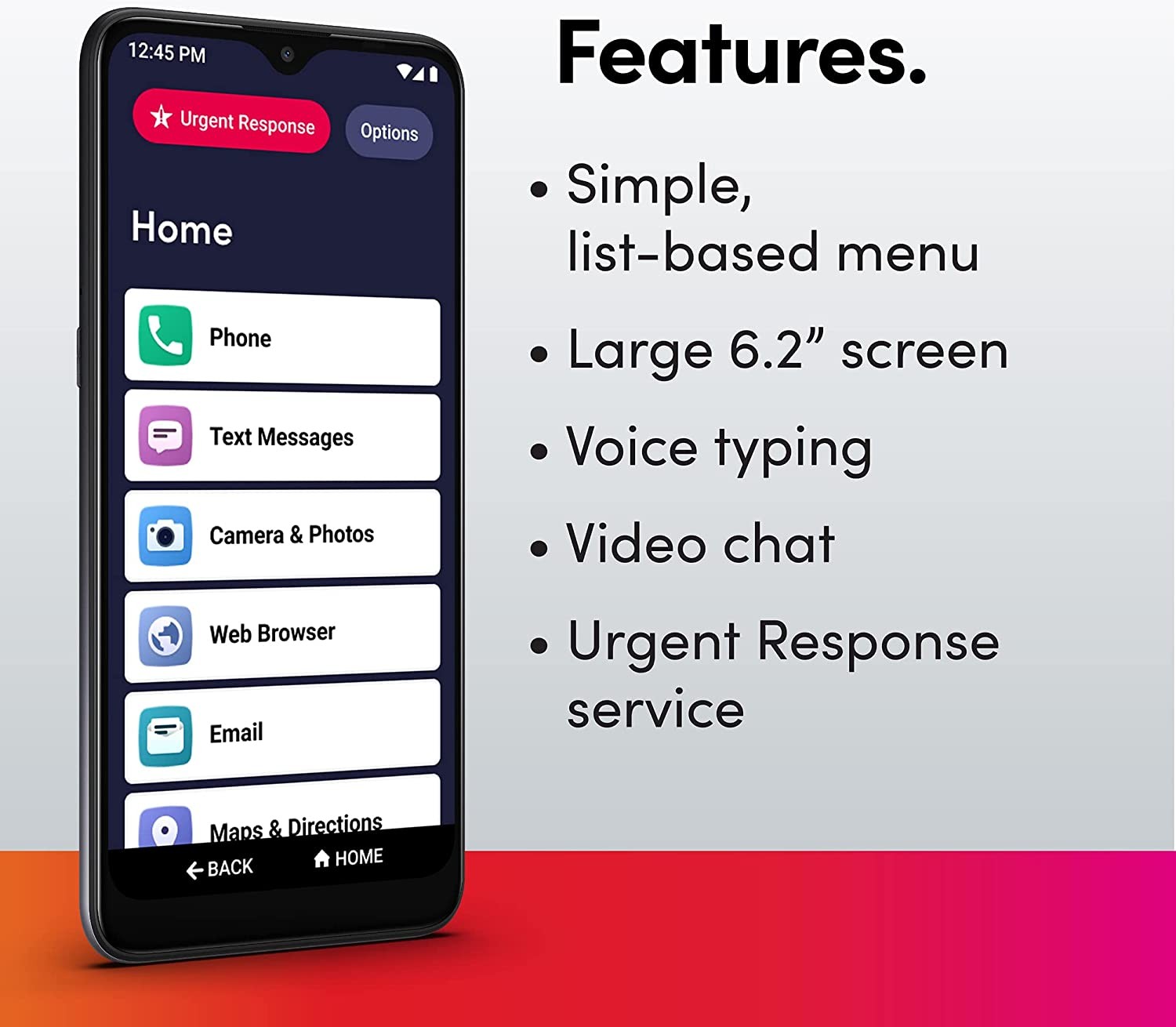 LIVELY Jitterbug Smart3 Smartphone for Seniors