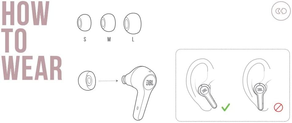 JBL Tune 215TWS True Wireless Earbud Headphones Pure Bass Sound, Bluetooth, 25H Battery, Dual Connect (Black)