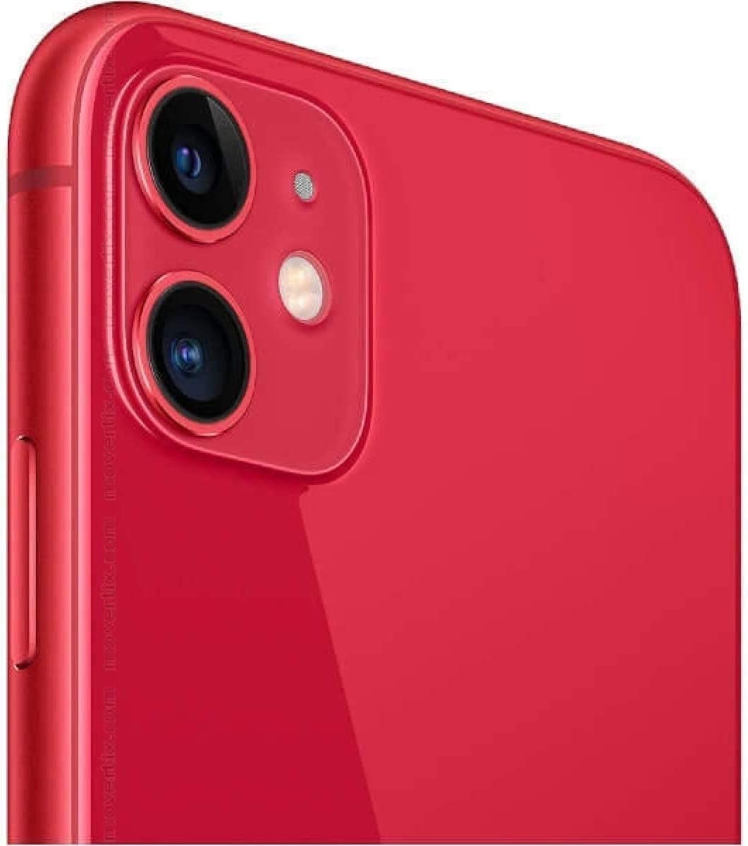 Apple iPhone 11, 64GB, Red - Unlocked (Renewed)