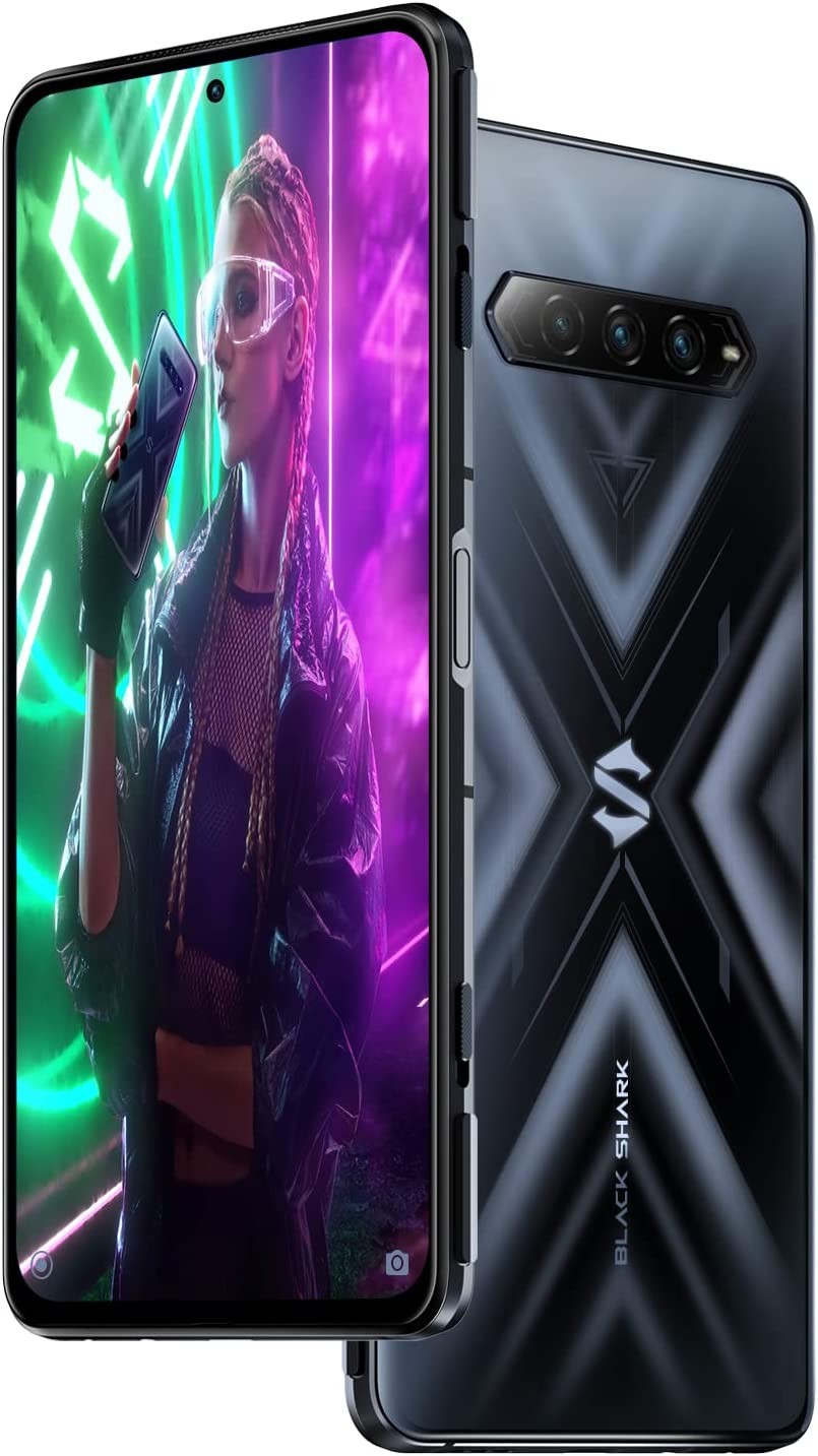 Black Shark 4 Pro Unlocked Cell Phone, 5G Gaming Phone, Fast Charging 120W Android Phone 8+128GB, 144Hz Snapdragon 888 Smartphone, 6.67" 48MP 4500mAh NFC Mobile Phone Global Version - Shadow Black
