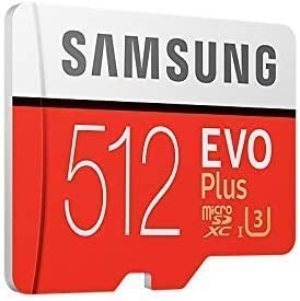 Samsung EVO Plus Class 10 Micro SDXC with Adapter, 512GB (MB-MC512GA)