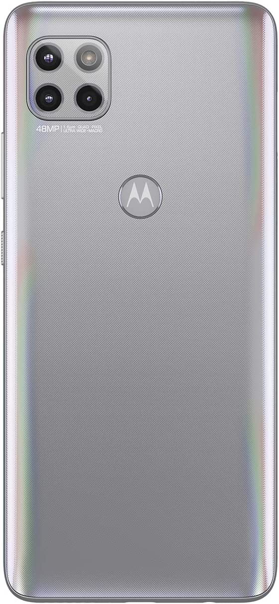 Motorola One 5G Ace | 2021 | 2-Day battery | Unlocked | Made for US by Motorola | 6/128GB | 48MP Camera | Hazy Silver
