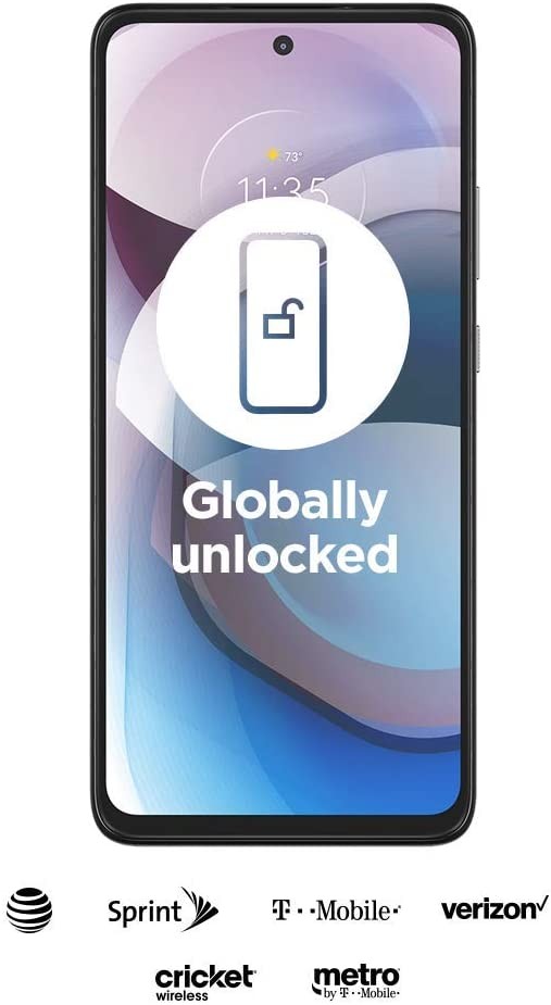 Motorola One 5G Ace | 2021 | 2-Day battery | Unlocked | Made for US by Motorola | 6/128GB | 48MP Camera | Hazy Silver