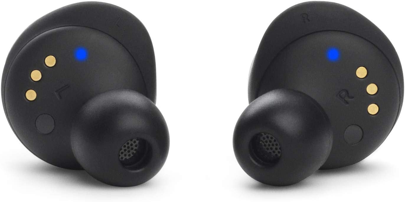 JBL Tour PRO+ TWS True Wireless Bluetooth Earbuds, Noise Cancelling, up to 32H Battery, 3 mics, Wireless Charging, Google Assistant and Alexa Built-in (Black)