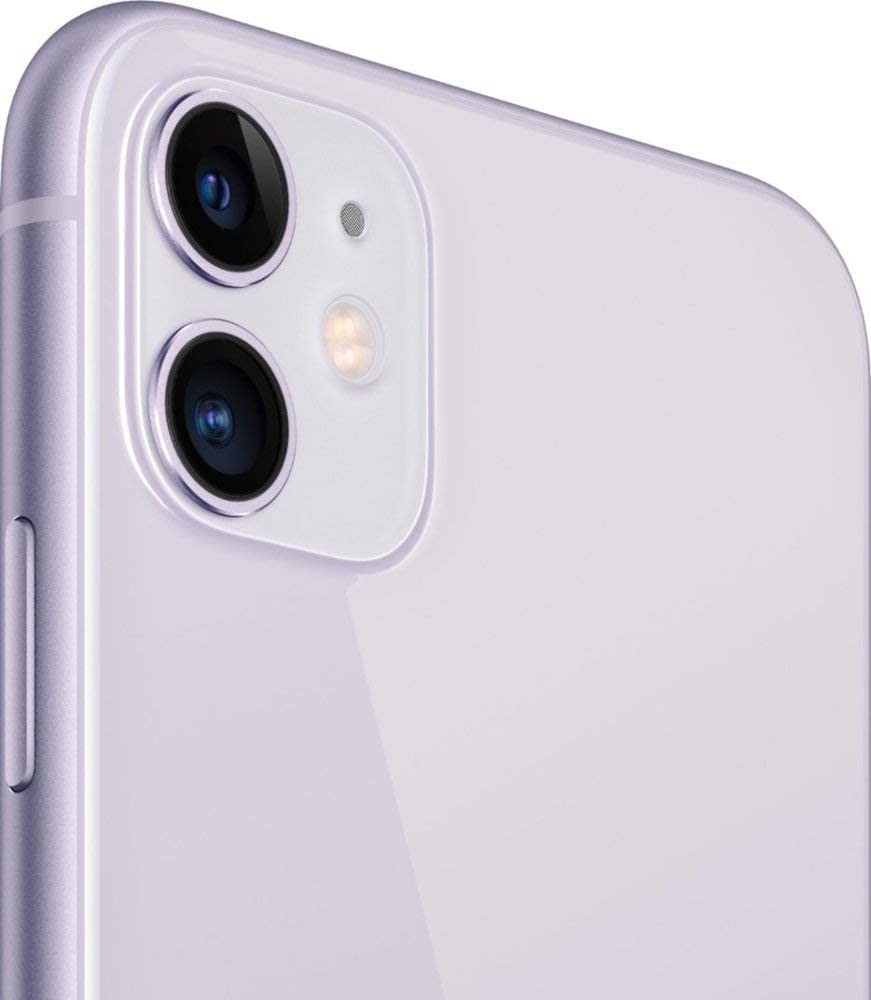 Apple iPhone 11, 64GB, Purple - Fully Unlocked (Renewed)
