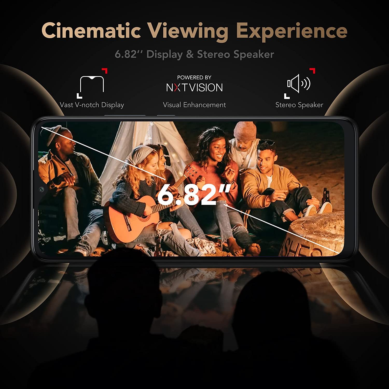 TCL 30XL |2022| Unlocked Cell Phone, 6.82 inch Vast Display, 5000mAh Battery, Android 12 Smartphone, 50MP Rear+13MP Front Camera, 6GB RAM + 64GB ROM, US Version, Dual Speaker, Night Mist (No 5G)