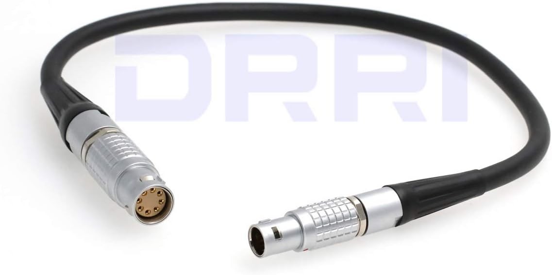 DRRI DJI Ronin 2 Power to Arri Mini Cable 6 Pin Output to 8 Pole Female
