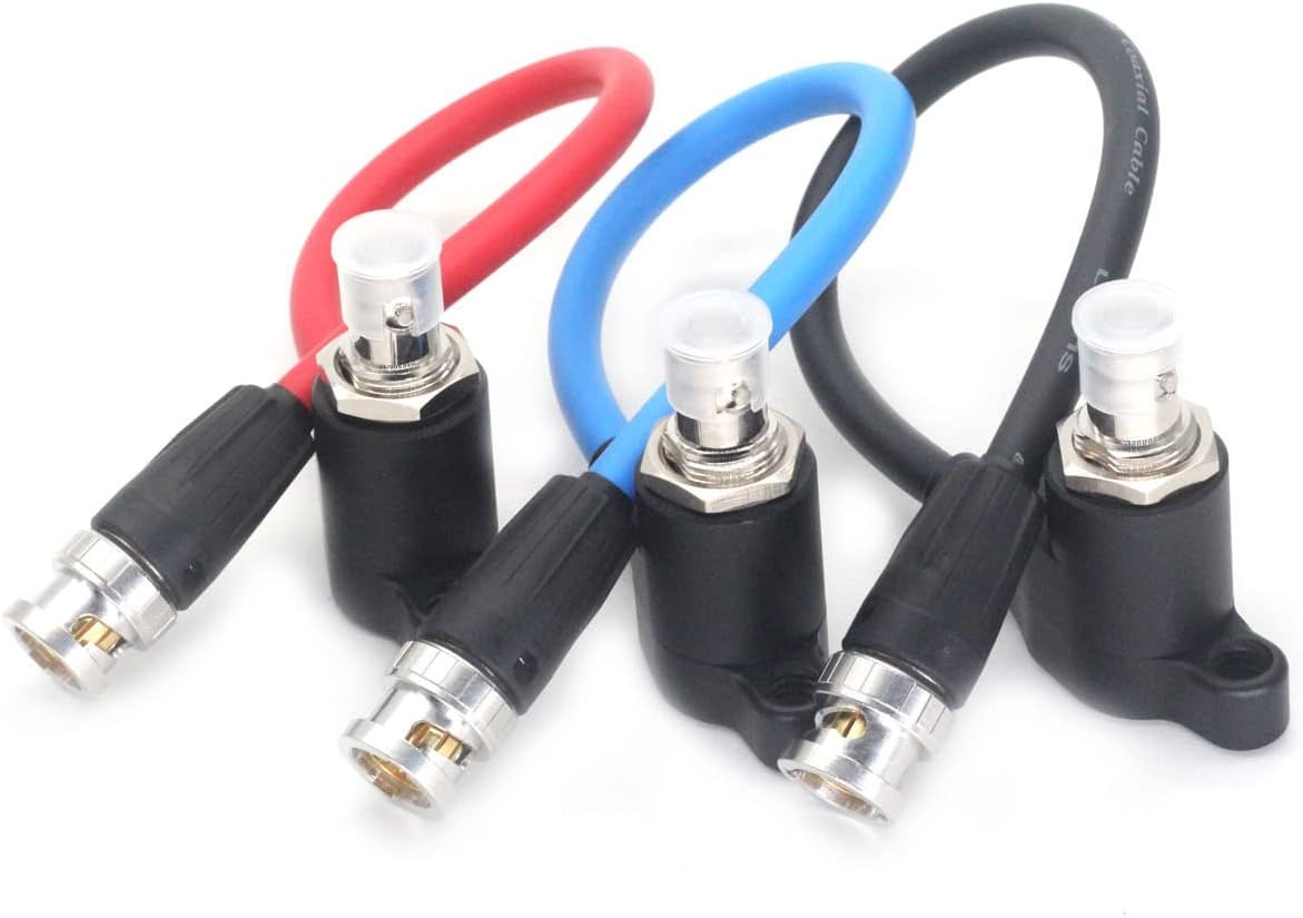 SZJELEN Video Camera SDI Protector Prevent Current Breakdown SDI Protection Device 12G BNC Male to Female Galvanic-Isolators (Green)