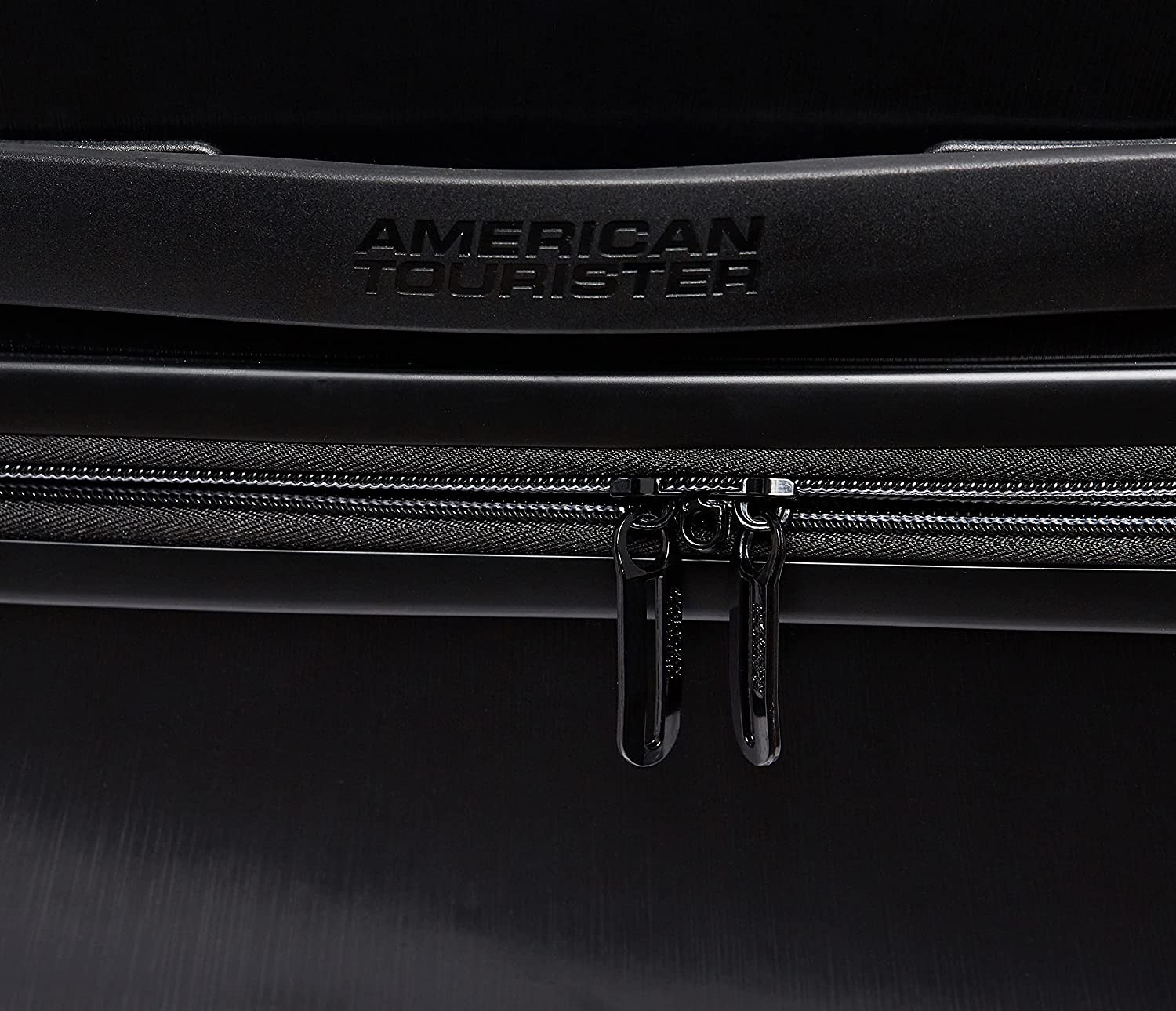 American Tourister Stratum XLT Expandable Hardside Luggage with Spinner Wheels, Jet Black, Checked-Large 28-Inch