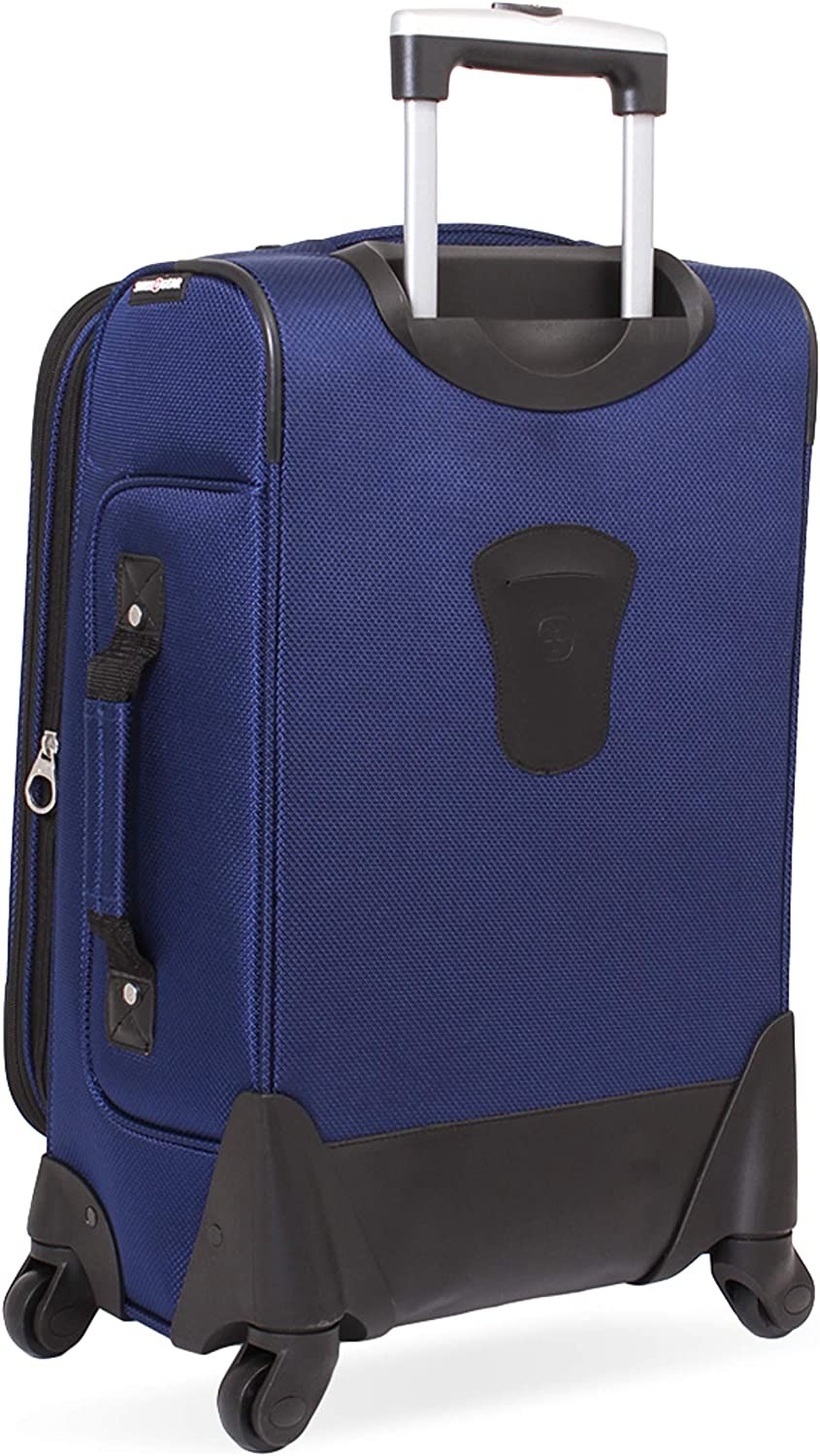 SwissGear Sion Softside Expandable Luggage, Blue, 21 inch